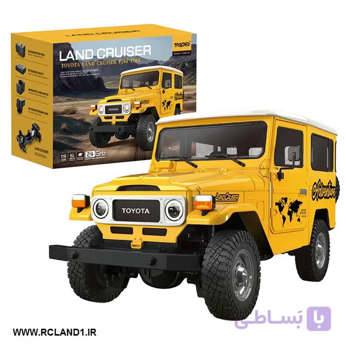 ماشین کنترلی آفرود تویوتا fj40 لندکروز مقیاس 1/16 فول آپشن دودزا — تصویر 1