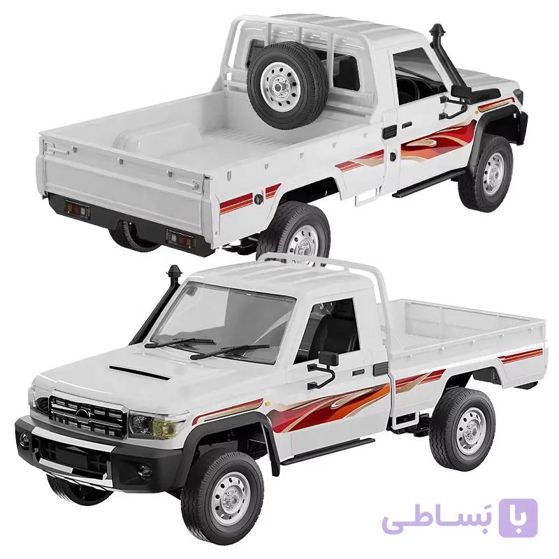 ماشین کنترلی آفرود تویوتا لندکروز LC79 مدل SJY SG-1405 سفید تک دیفرانسیل مقیاس 1/14 — تصویر 1