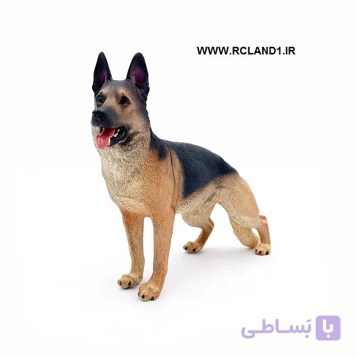 فیگور سگ ژرمن شپرد کپی طرح اورجینالGERMAN SHEPERD TOY — تصویر 1