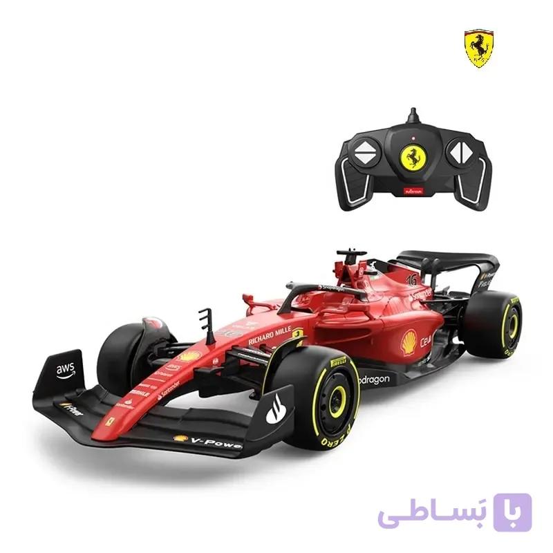 ماشین کنترلی سرعتی فرمول 1 فراری مقیاس 1/18 مدل DWI Dowellin F1 75 باتری خور — تصویر 1
