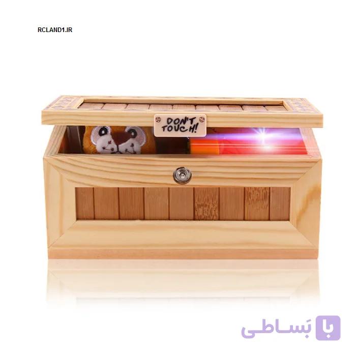 اسباب بازی سرگرم کننده جعبه گربه عصبانی نوستالژی — تصویر 1