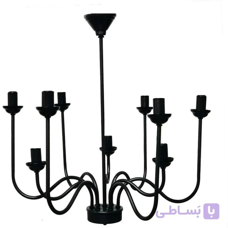لوستر 9 شعله مدل رخشا