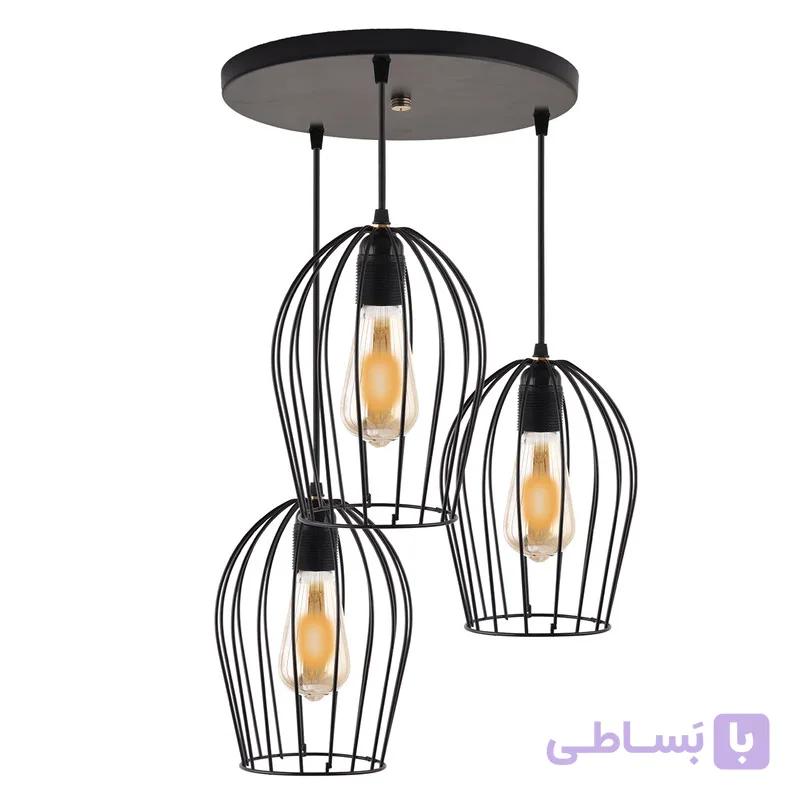 لوستر طرح قفسی SINAN کد AZ-3-DLT673