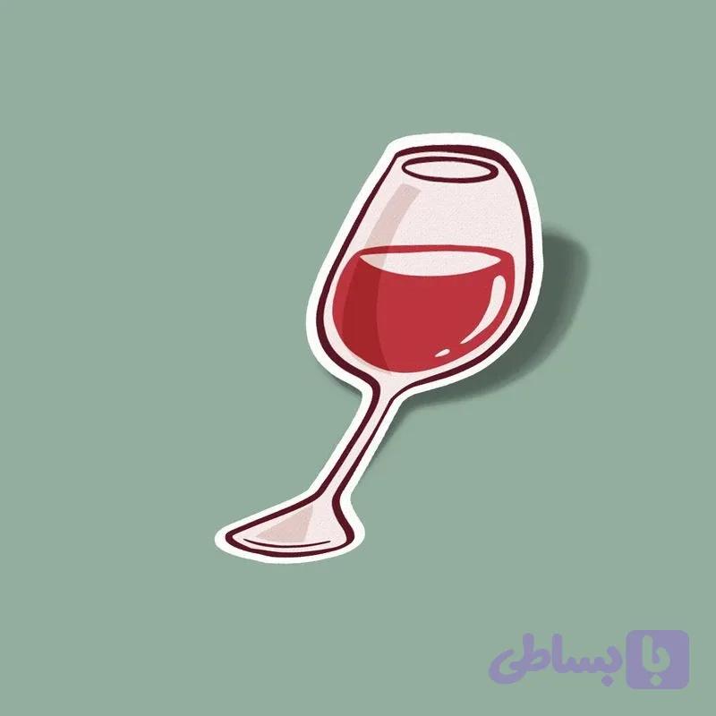 استیکر جام سرخ