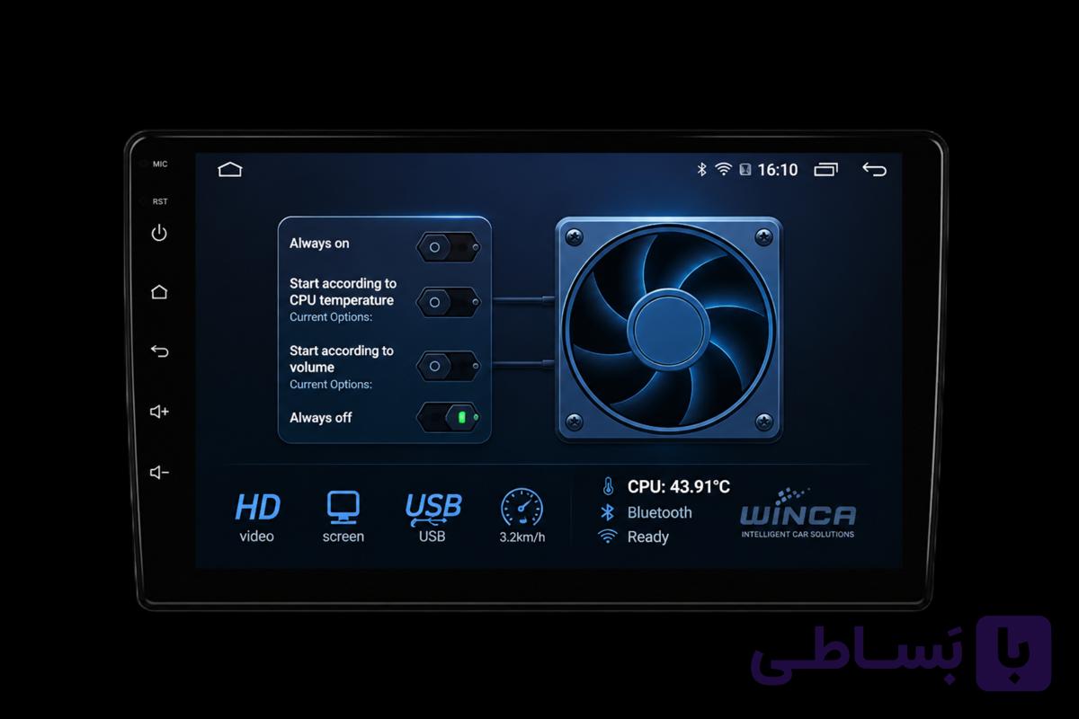 مانیتور اندروید RL855 (S300 پلاس) وینکا رم 2 حافظه 64 نسخه پد — تصویر 1