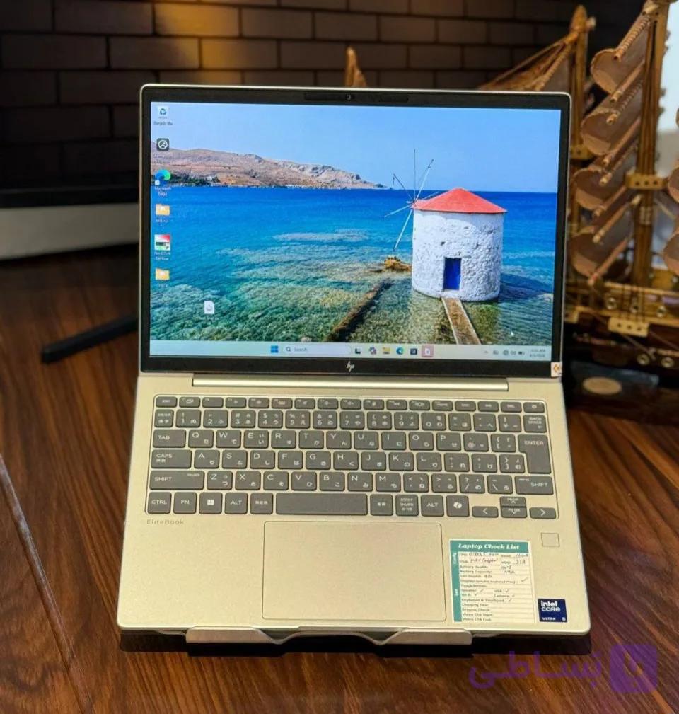 لپ تاپ استوک HP EliteBook 6 G1i 13 | Core Ultra 5 225U | رم 16GB DDR5 | SSD 512GB | نسل 15 | اوپن باکس — تصویر 1