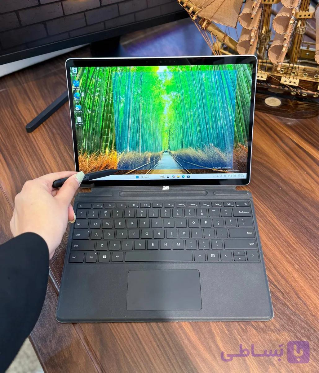 لپ تاپ تبلتی Microsoft Surface Pro 8 | Core i5-1145G7 | رم 8GB | SSD 256GB | صفحه نمایش لمسی 13 اینچ 2K — تصویر 1