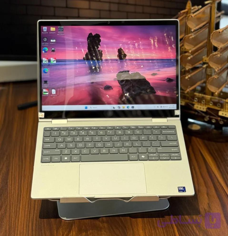 لپ‌تاپ فوق‌لاکچری ۲۰۲۵؛ HP EliteBook xFlip G1i (جدیدترین نسل اینتل Ultra5) |  ۲ در ۱ تمام فلز با قلم، ۱ ترابایت SSD و ۶۰ روز تضمین تست! ✨ — تصویر 1