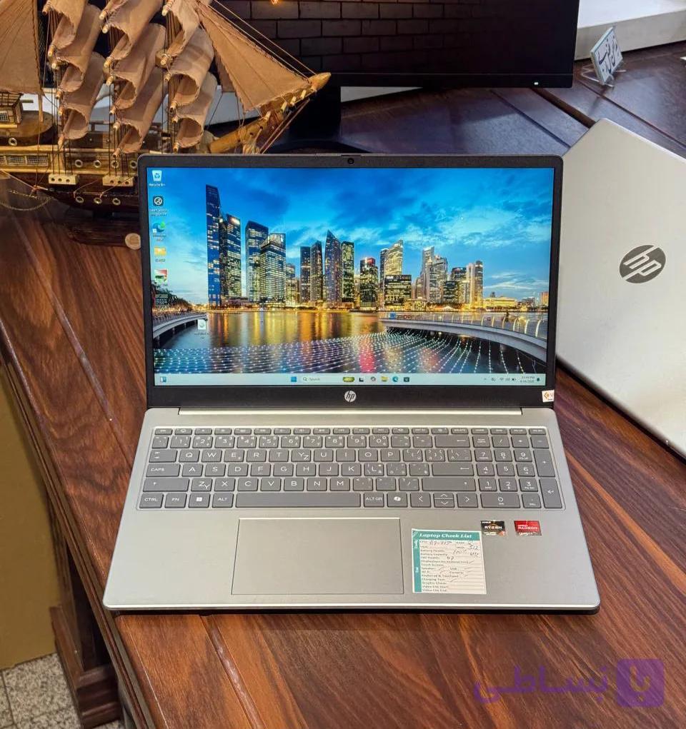 لپ تاپ استوک HP Laptop 15s | Ryzen 7 7730U | رم 16GB | SSD 512GB M.2 | نمایشگر 15.6 اینچ FHD IPS | اوپن باکس — تصویر 1