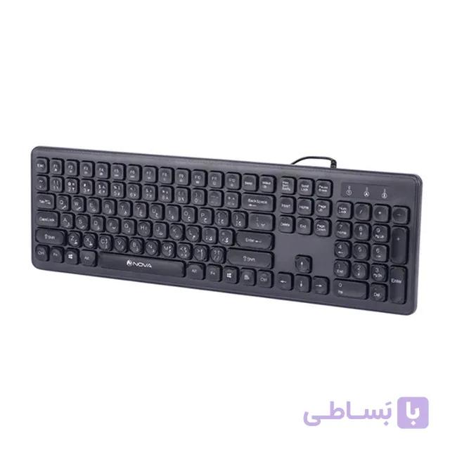 کیبورد سیم دار NOVA نوا مدل NK-101 — تصویر 1