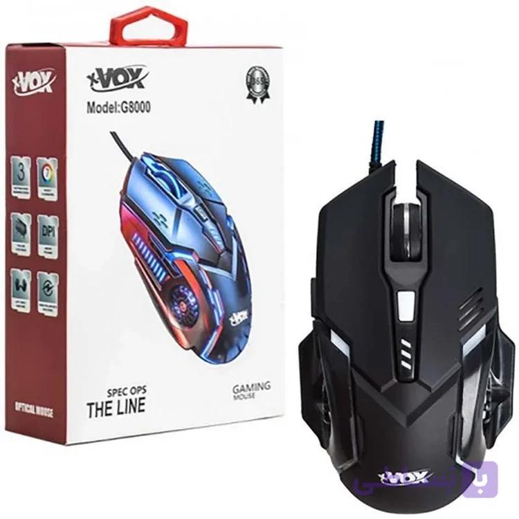 ماوس مخصوص بازی سیمی برند XVOX مدل G8000 — تصویر 1