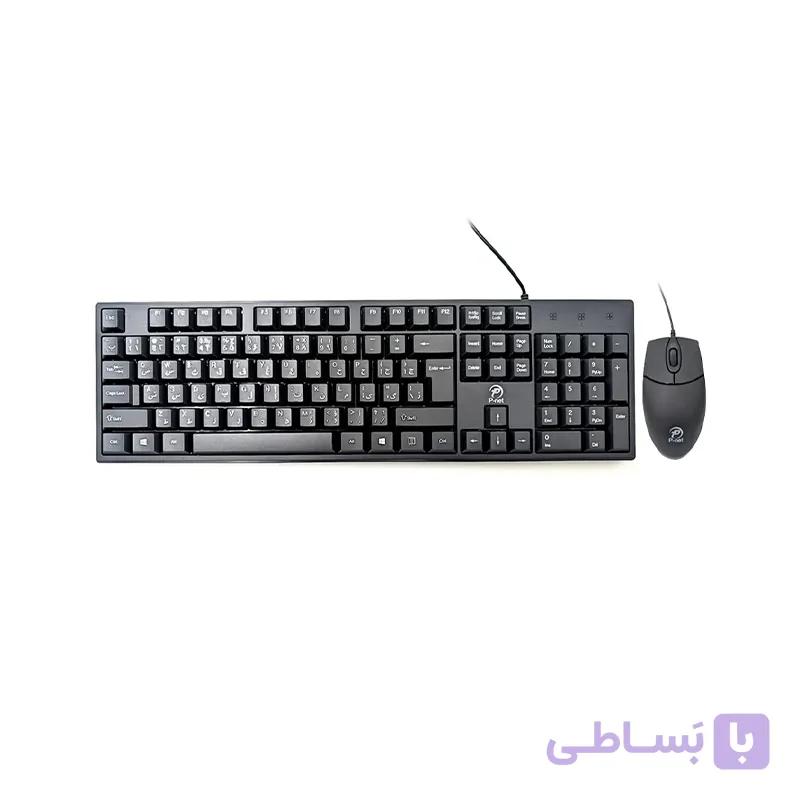 کیبورد و ماوس سیم دارP-NET پی نت مدل KM.800 — تصویر 1
