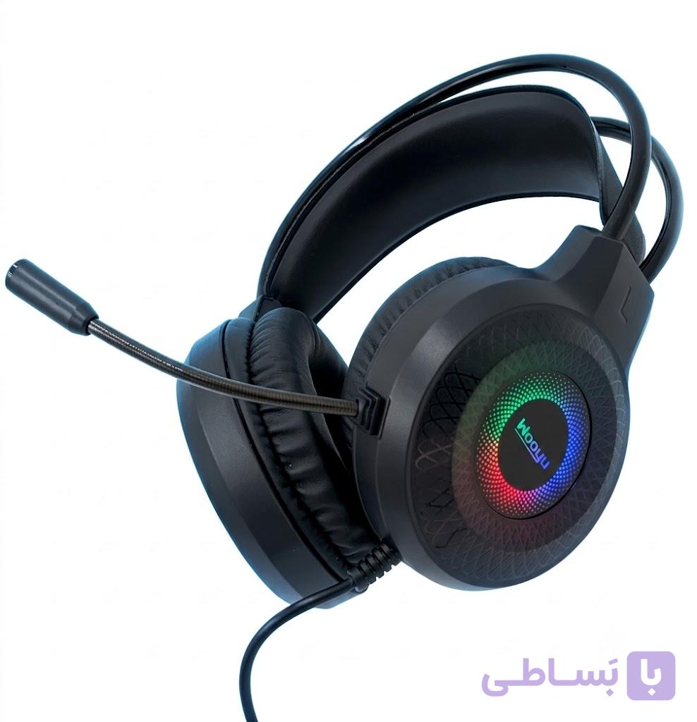 هدست سیم دار RGB گیمینگ Mengzu مدل G21 — تصویر 1