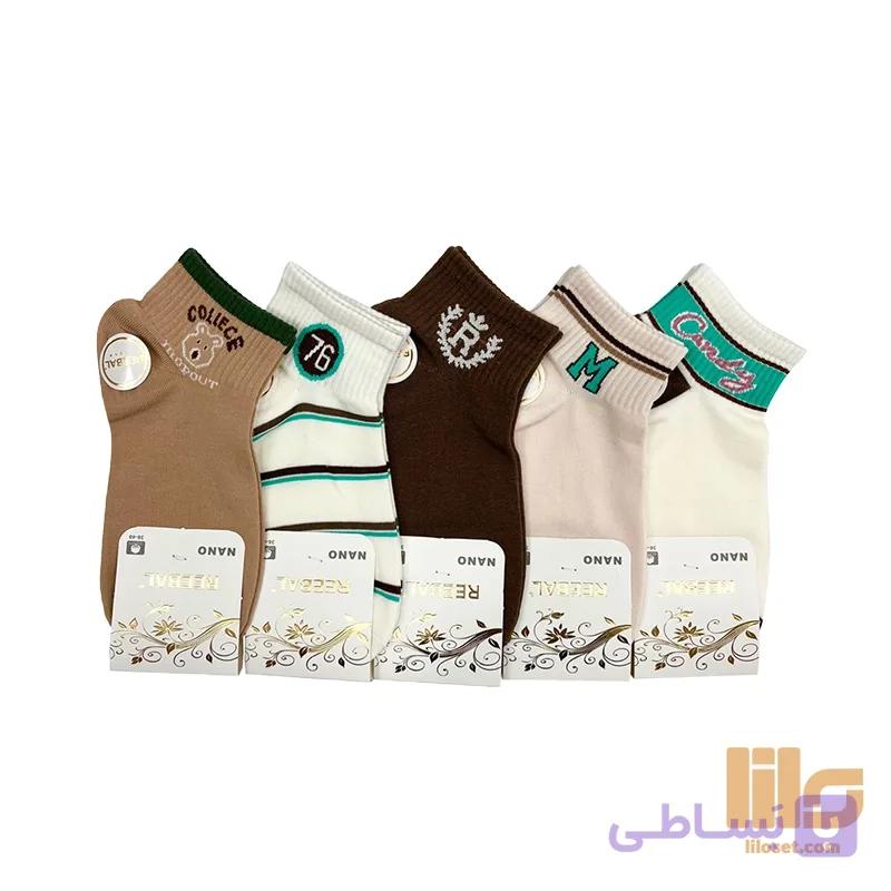 جوراب مچی طرح دار دخترانه فری سایز R — تصویر 1