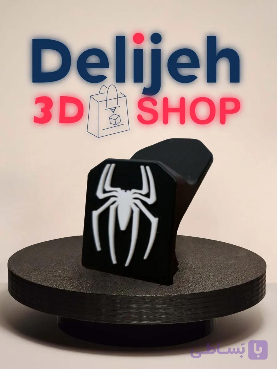 استند دسته PS5 طرح Spider Man سیاه — تصویر 1