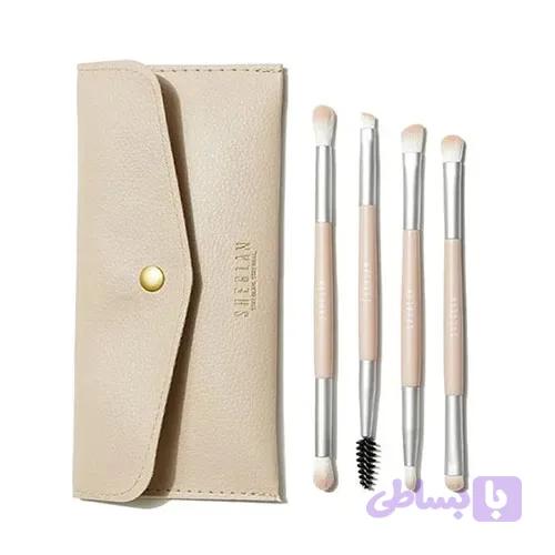 ست براش چشم ابرو دوسر کیف دار برند شیگلم — تصویر 1