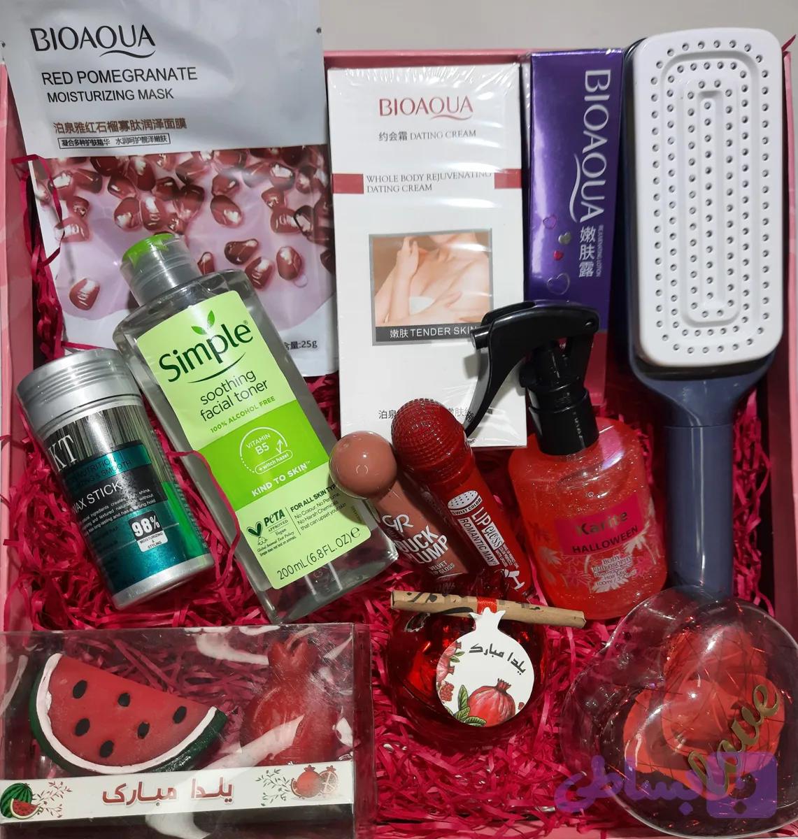 پک کادویی آرایشی و بهداشتی یلدایی شماره 3