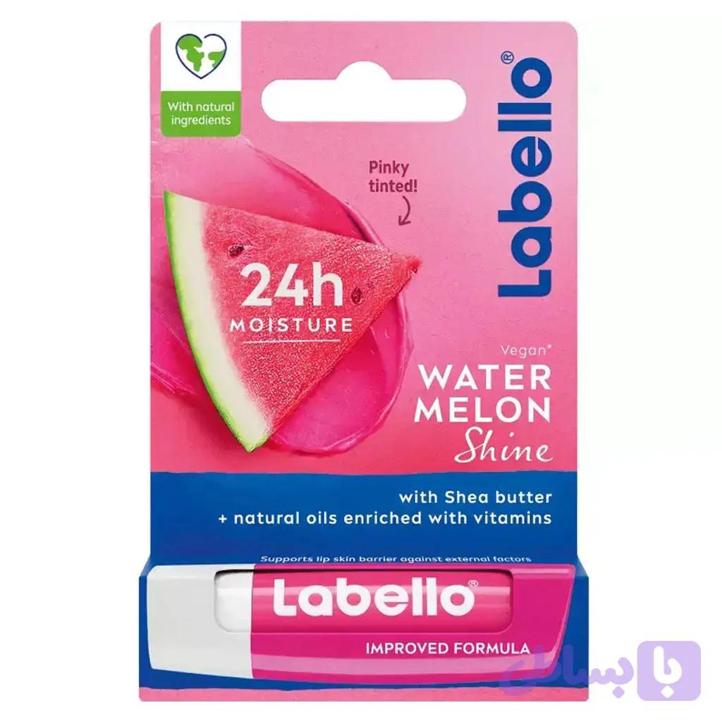 بالم لب لبلو مدل Labello WATERMELON SHINE هندوانه — تصویر 1
