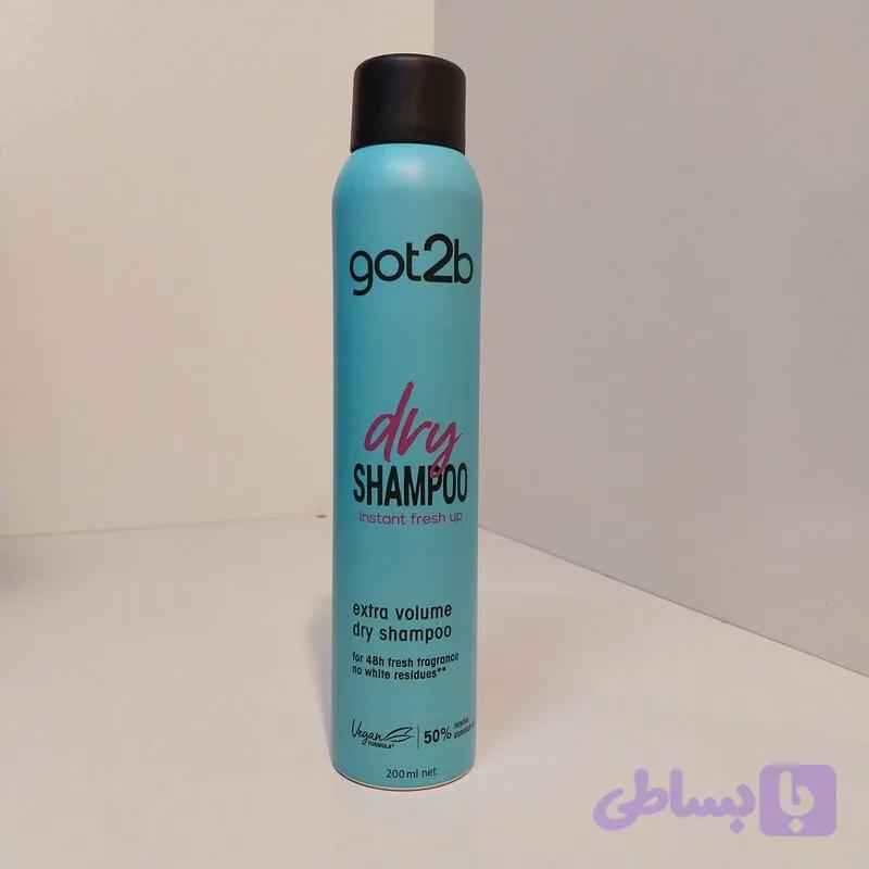شامپو خشک گات تو بی آبی ولوم وگان حجم دهنده got2b Dry shampoo — تصویر 1