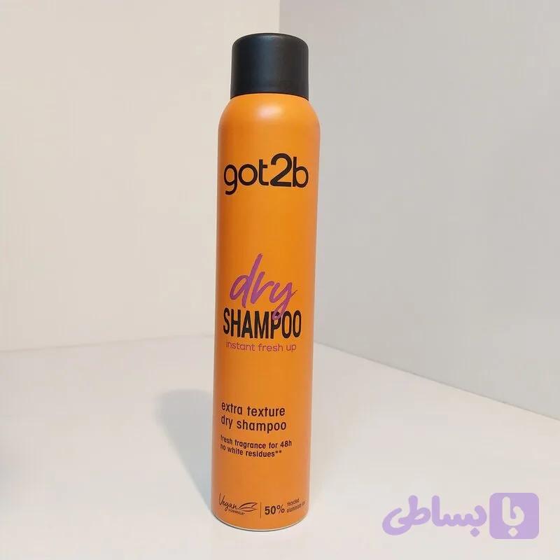 شامپو خشک گات تو بی نارنجی وگان تکسچر 200 میل got2b Dry shampoo — تصویر 1