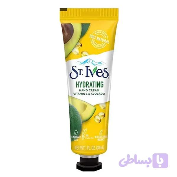 کرم دست حاوی ویتامین E و آووکادو سینت ایوز st.ives Hand Cream Vitamin E & Avocado 30Ml — تصویر 1