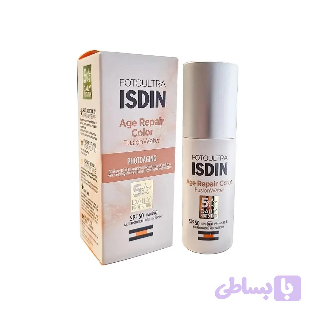 ضد آفتاب رنگی ایزدین مدل ایج ریپیر Isdin Age Repair — تصویر 1