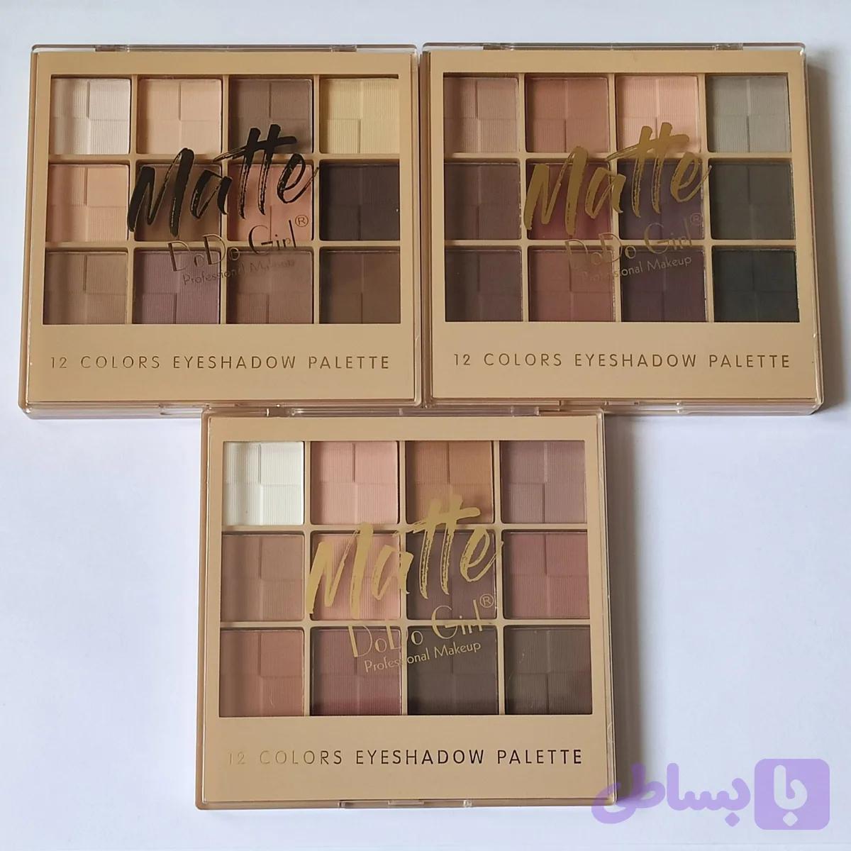 پالت سایه 12رنگ دودوگرل مدل DoDo Girl Matte Eyeshadow — تصویر 1