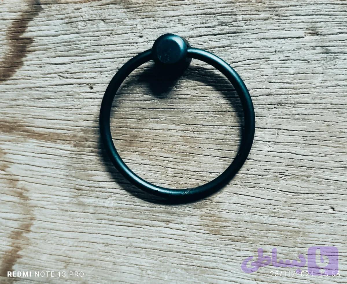 دستگیره تک پیچ حلقه ایی مشکی