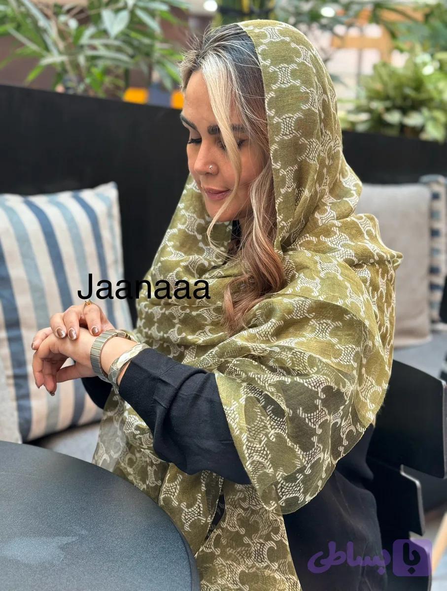 شال حریر نخ سلین