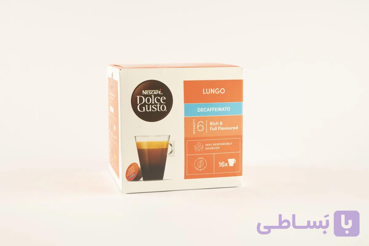 کپسول قهوه لانگو دیکف دولچه گوستو ۱۶ عددی Nescafé Dolce Gusto Lungo Decaffeinato