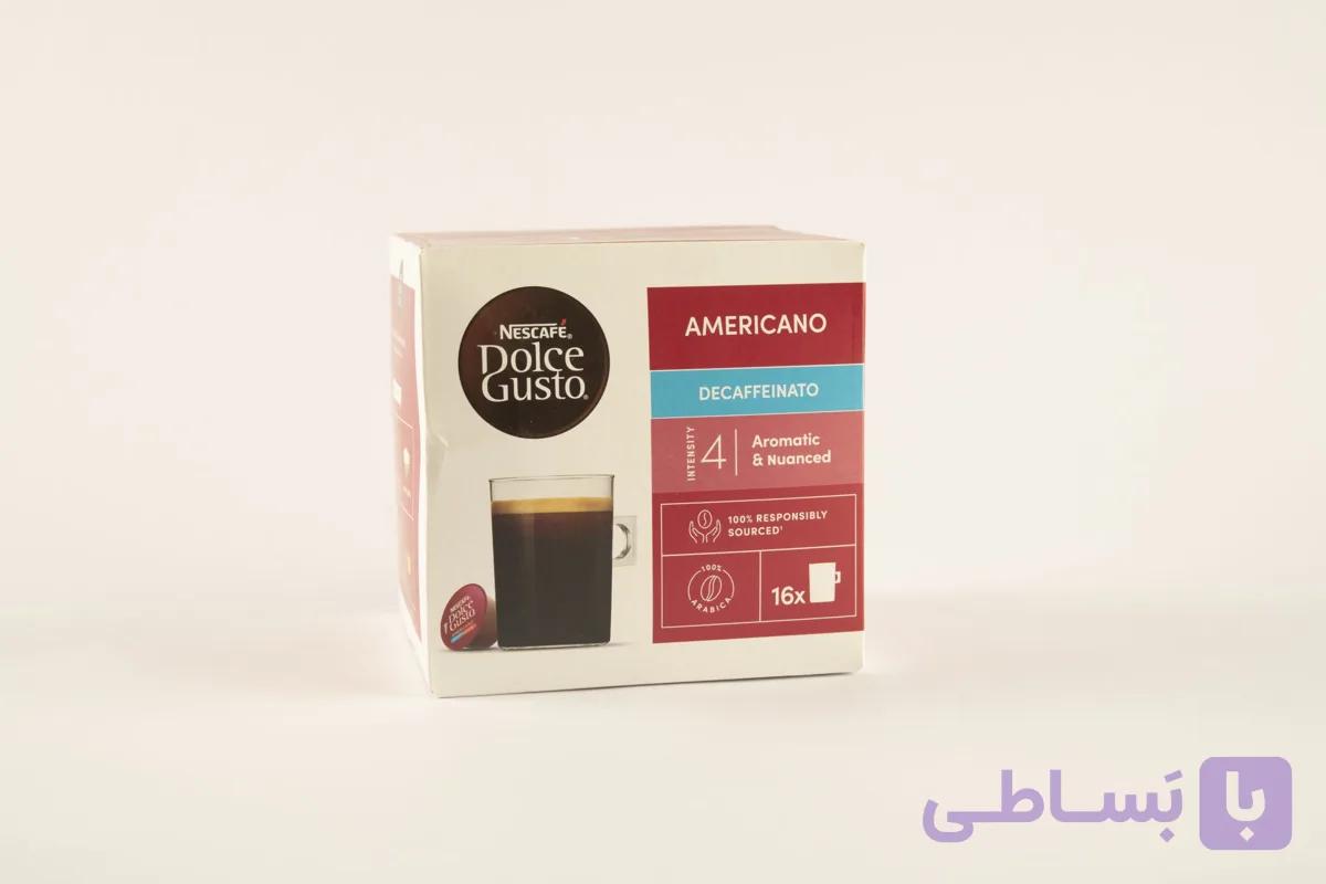 کپسول قهوه امریکانو دولچه گوستو دیکف ۱۶ عددیDOLCE GUSTO DECAFFEINATO