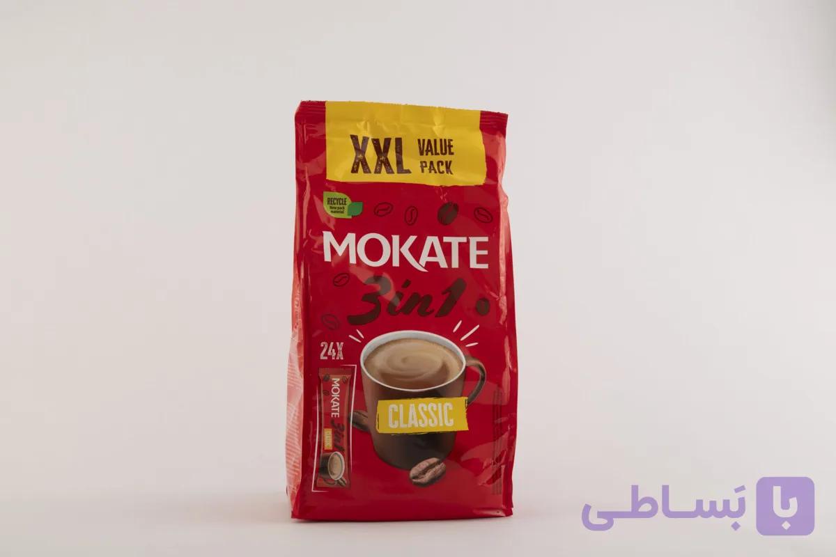 کافی میکس کلاسیک سه در یک موکاته 24 ساشه ای MOKATE 3*1 CLASSIC