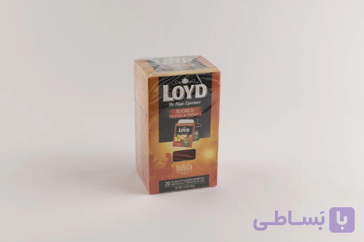 چای رویبوس با عسل و وانیل لوید ۲۰ عددی LOYD ROOIBOS HONEY&VANILLA