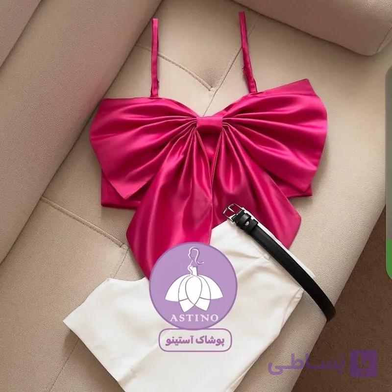 کراپ تاپ مجلسی زنانه و دخترانه کرپ