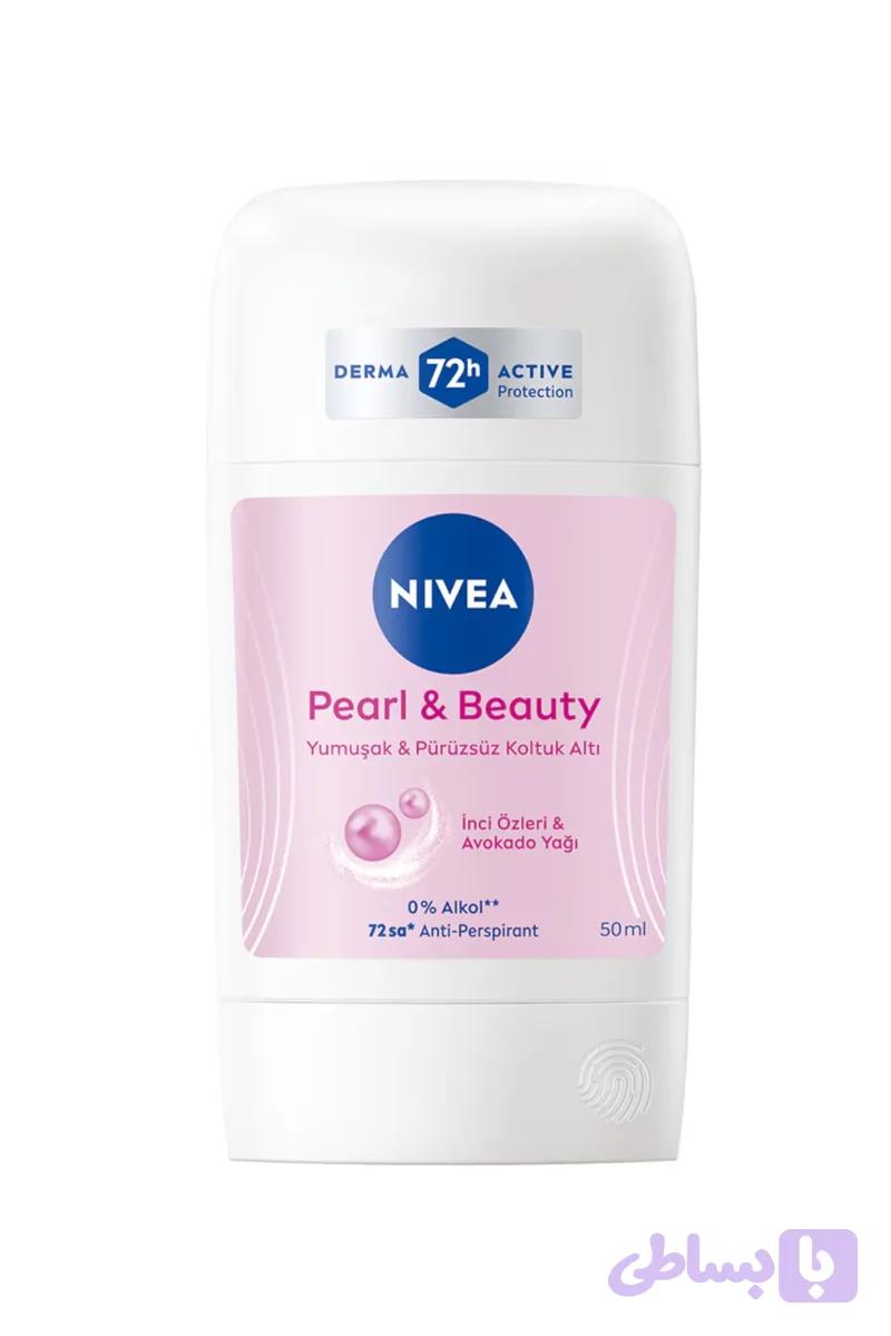 مام صابونی ضدتعریق زنانه نیوآ NIVEA مدل Pearl & Beauty