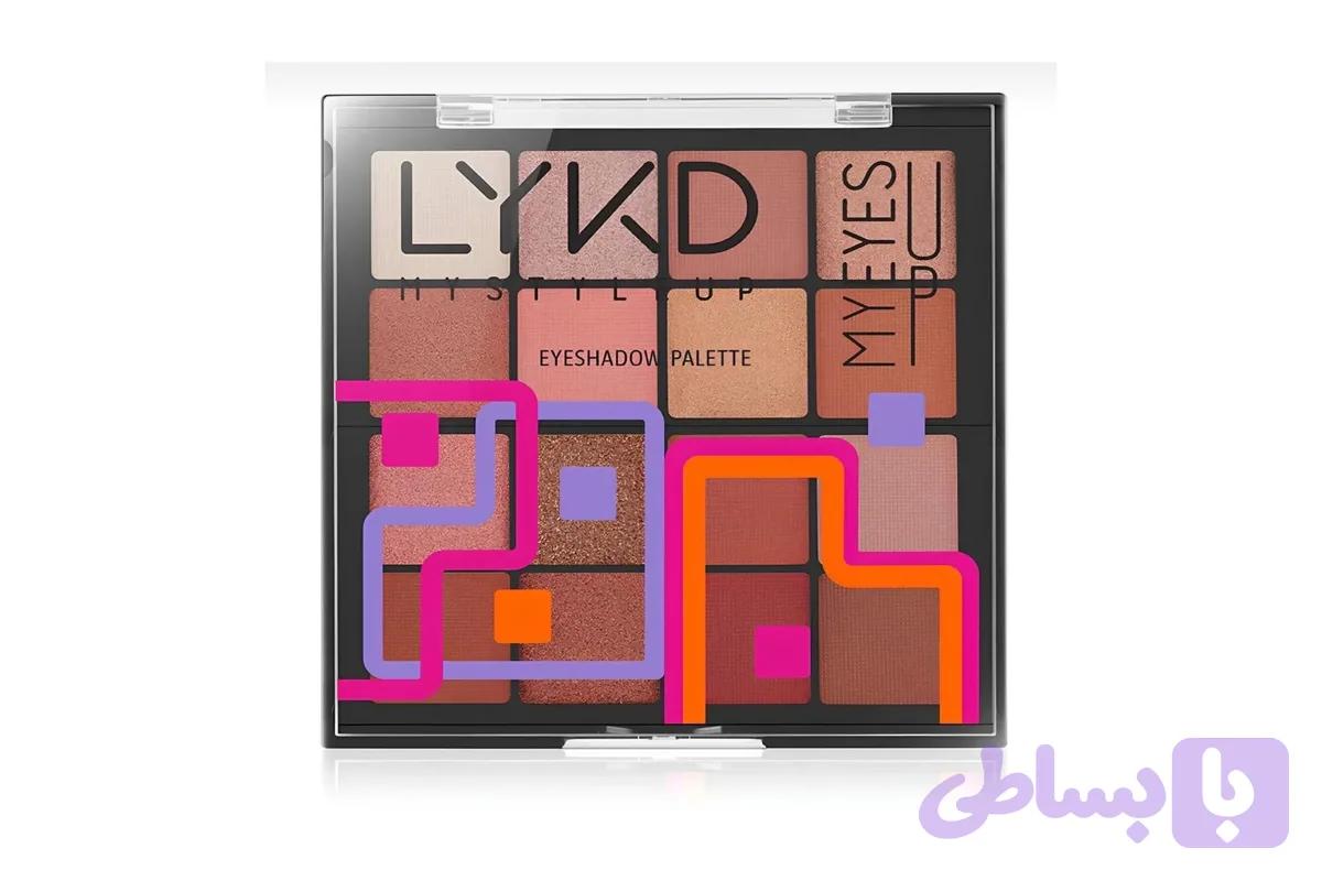 پلت سایه 16 رنگ شماره 183 لایکد LYKD