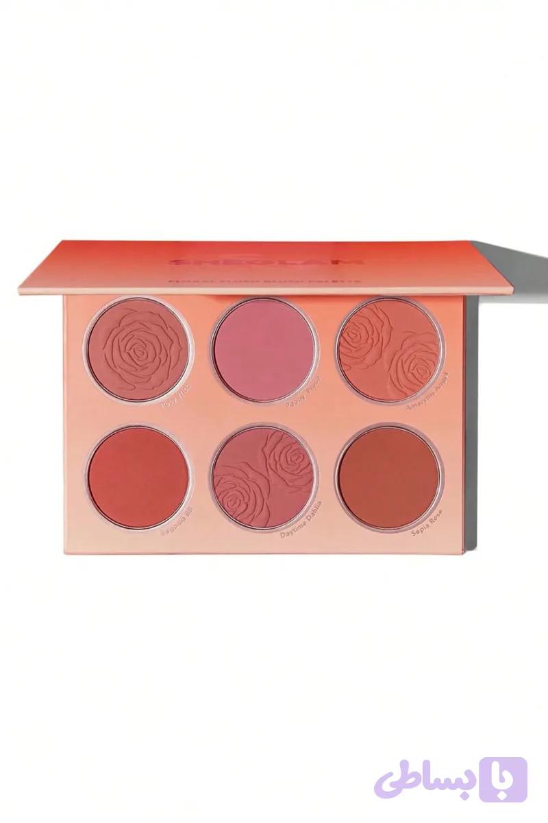 پالت رژ گونه Floral flush شیگلم SHEGLAM