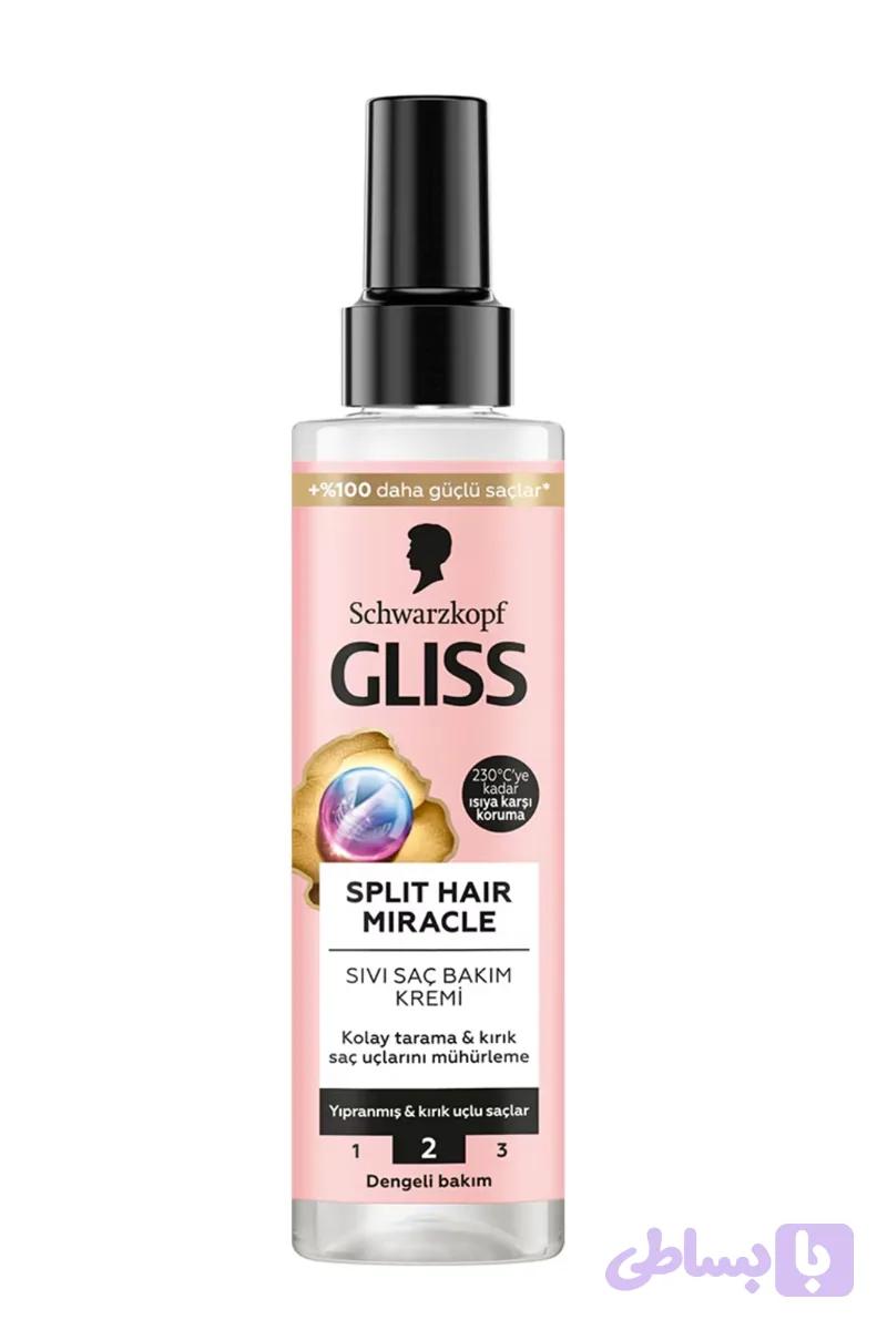 اسپری دوفاز ضد موخوره split hair miracle گلیس 200 میل