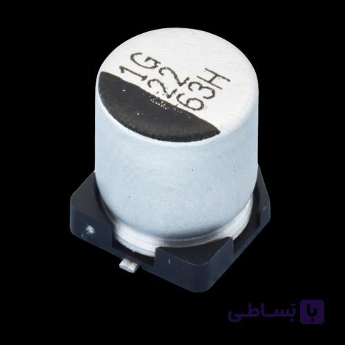 خازن الکترولیت CAP ELEC 22UF 63V 6.3*7.7MM SMD