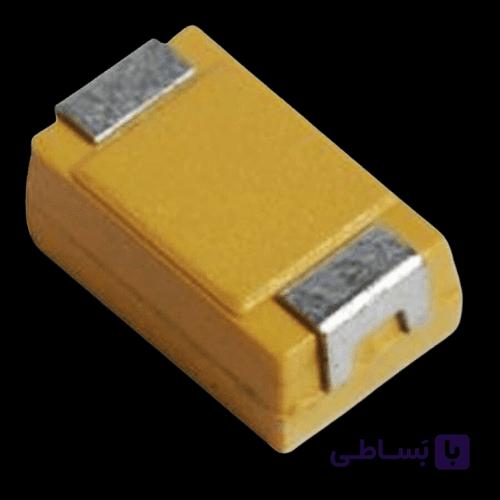 CAP TANTAL 100UF 25V CASE B خازن تانتال