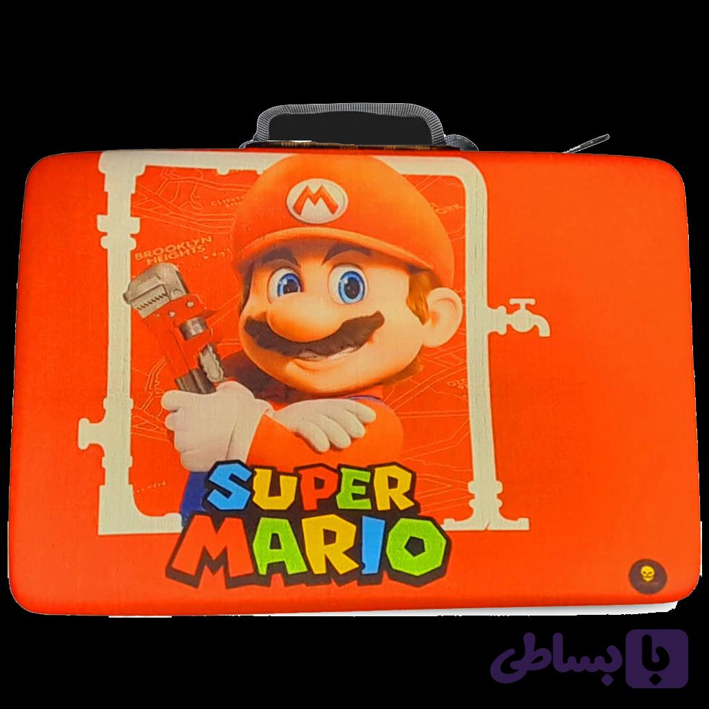 کیف حمل کنسول PS5 فت طرح ماریو mario — تصویر 1