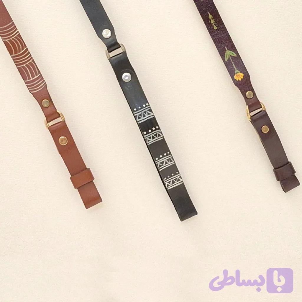 بند عینک چرم مدل نگار