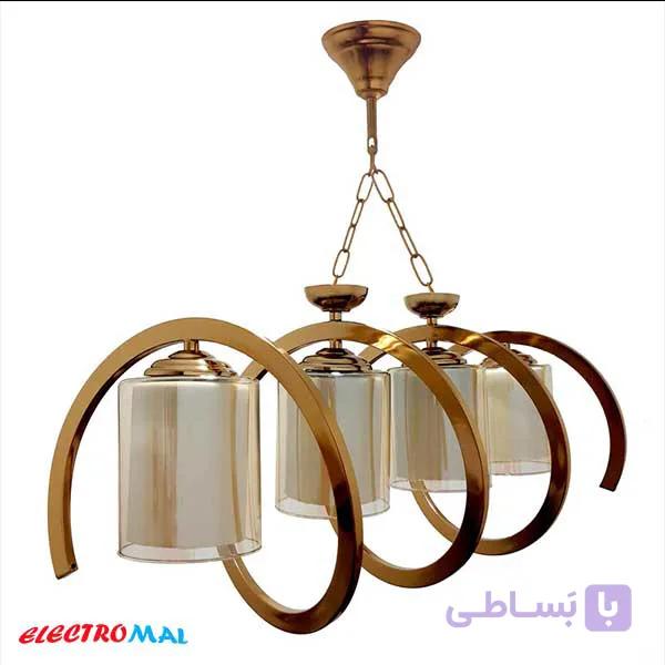 لوستر فنری ۴ شعله