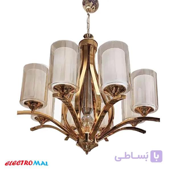 لوستر مدل غنچه 6 شعله — تصویر 1