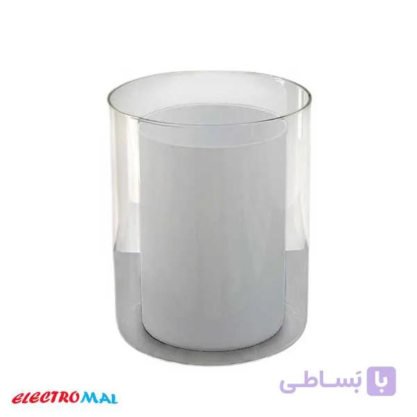 حباب دو گلس بی رنگ