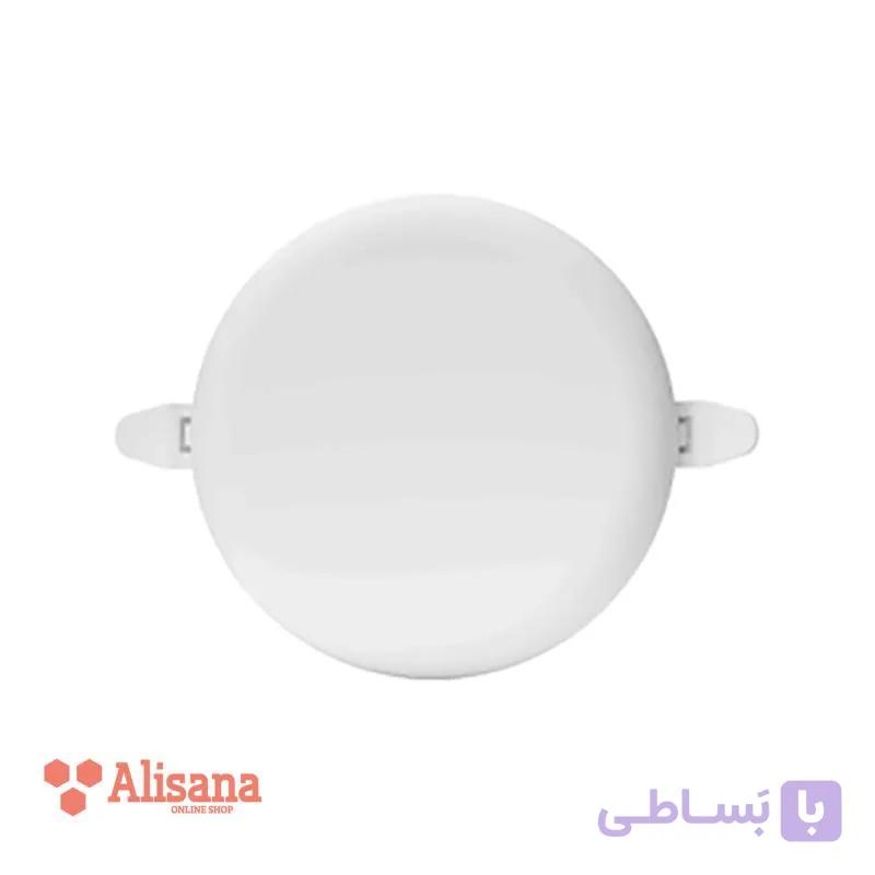 چراغ پنلی توکار فریملس گرد 36 وات بلوط مدل BL-1400 مهتابی همراه درایور — تصویر 1