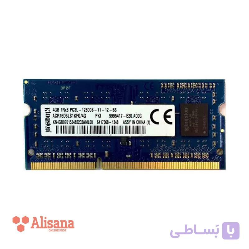 رم لپ تاپ کینگستون مدل HP16D3LS1KBG/4G ظرفیت 4 گیگابایت PC3L 1600MHz CL9 — تصویر 1