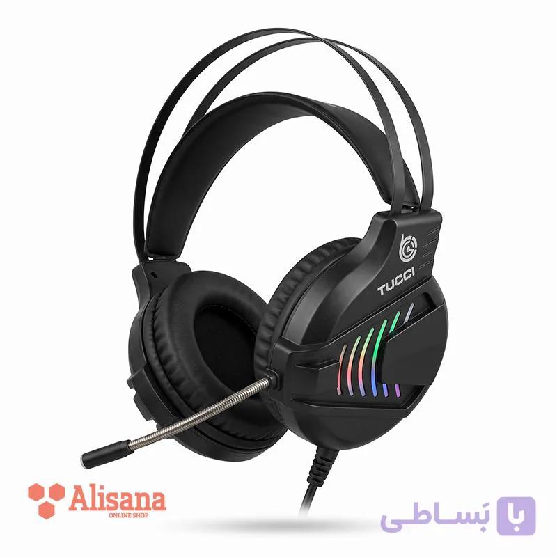 هدست گیمینگ RGB توچی مدل GT8 — تصویر 1
