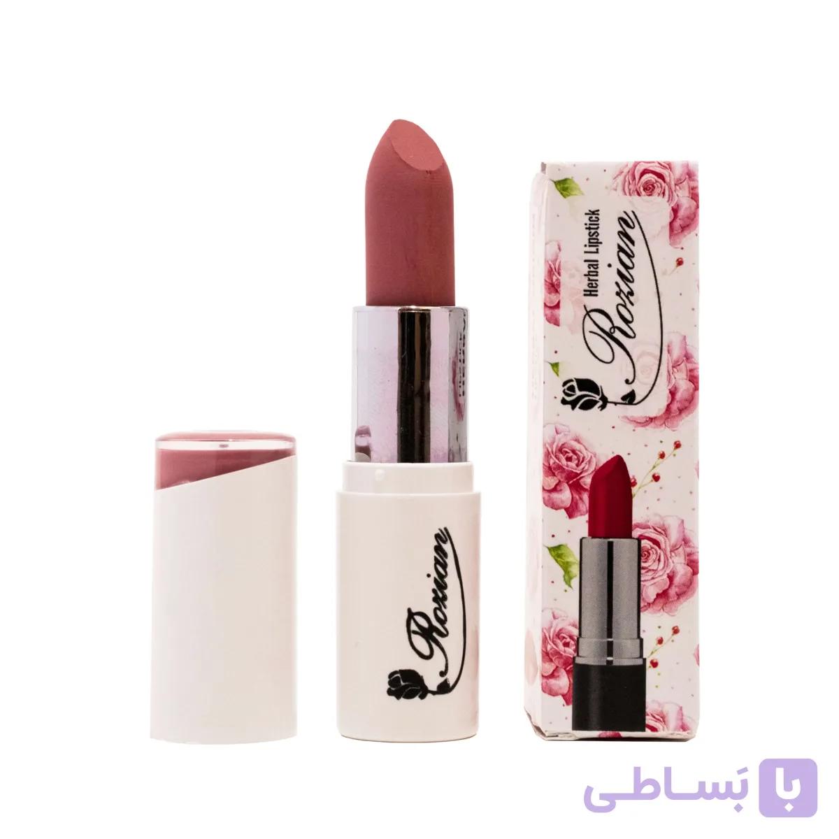 رژ لب گیاهی رنگ ارغوانی مات کد M21 — تصویر 1
