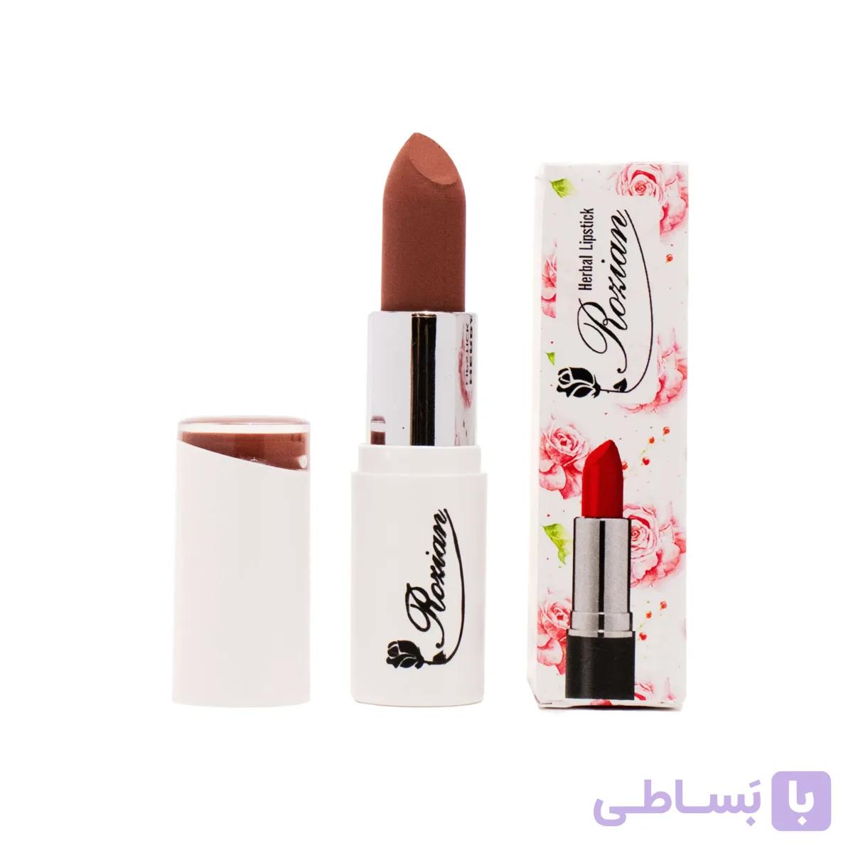 رژ لب گیاهی رنگ شکلاتی براق کد S12 — تصویر 1